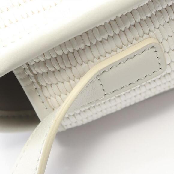 CELINE White Leather Shoulder Bag - Picture 7 of 7